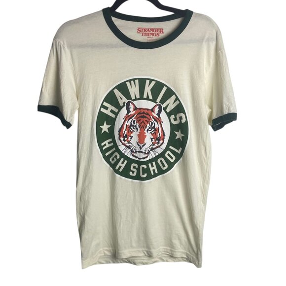 Stranger Things Size Xs Netflix Official Merchandise T-Shirt Hawkins High Retro - Picture 1 of 4